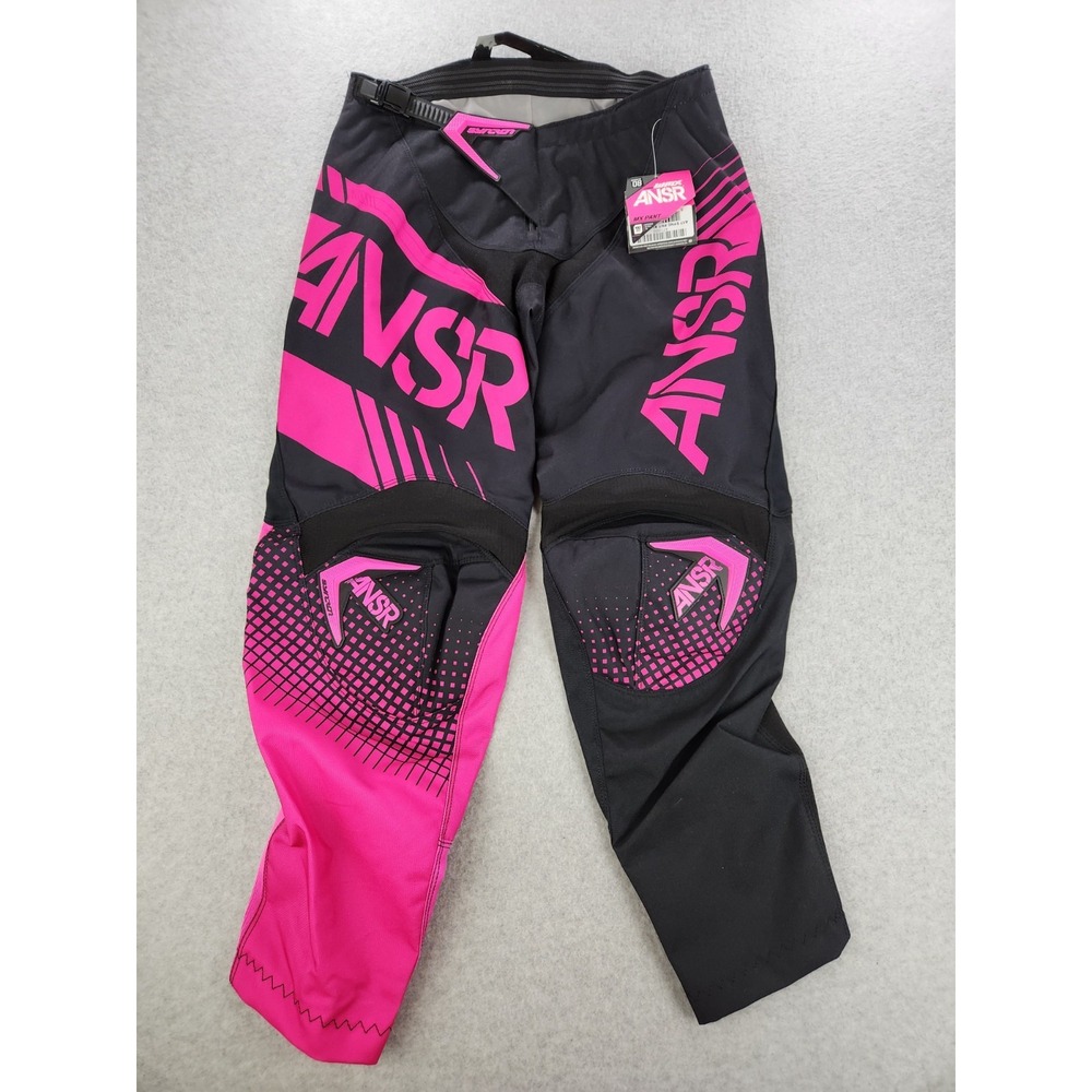NWT Answer Racing ANSR Syncron Motocross Pants Hot Pink Black Womens Sz 8 Medium